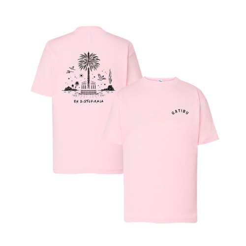 Camiseta rosa Gatibu "EH...