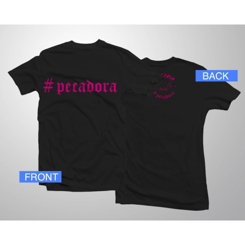 T-Shirt Pecadora - Black