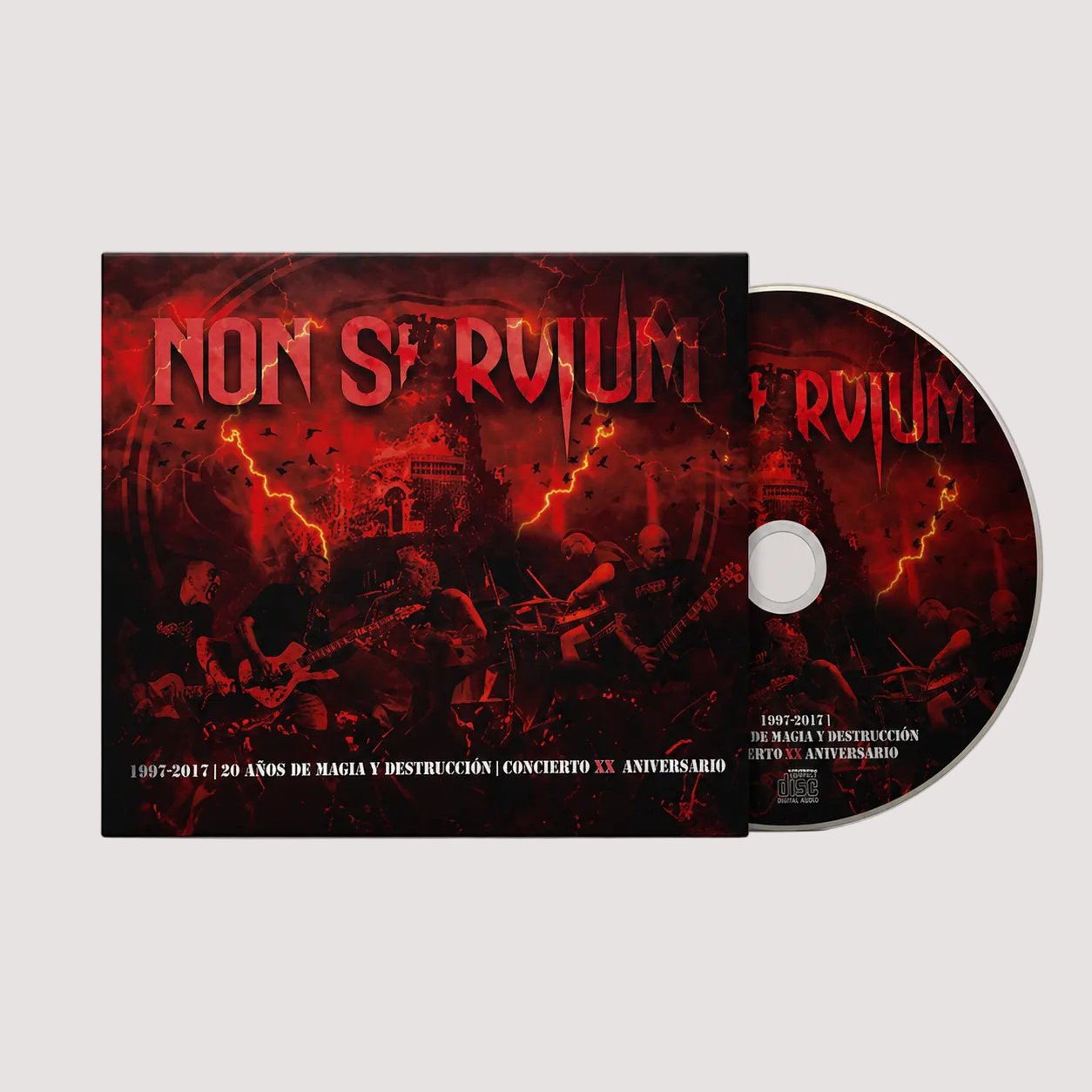 CD digipack "20 años de magia y destrucción"  Non Servium