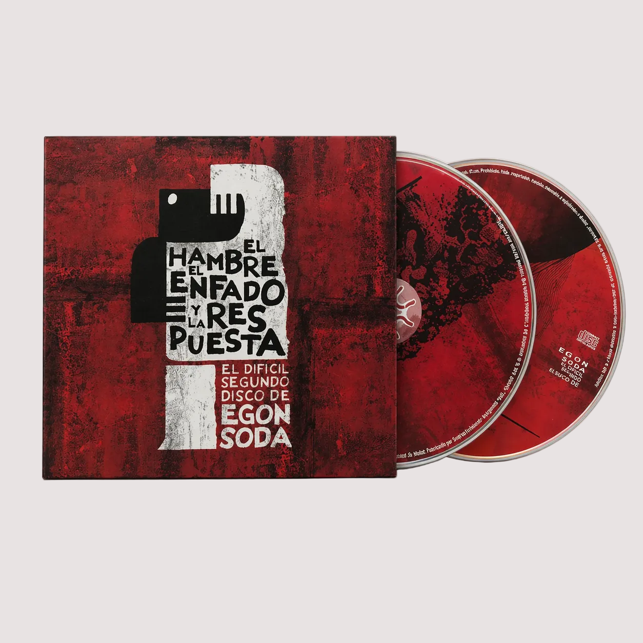Doble CD "El Hambre el Enfado y la respuesta" Egon Soda
