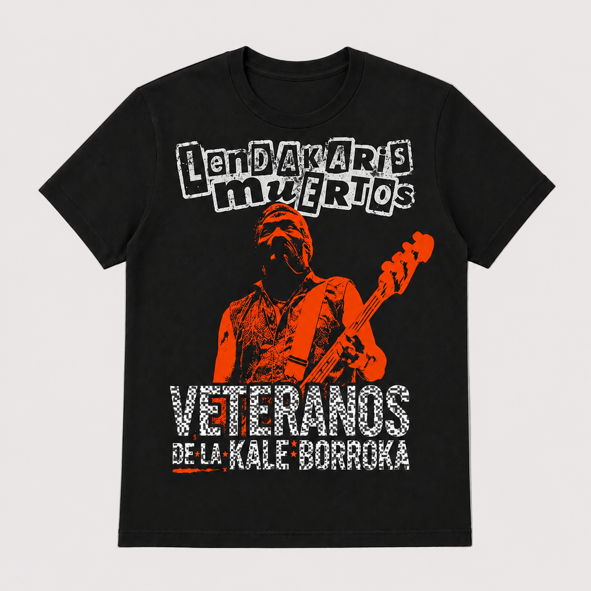 "Veteranos" Lendakaris Muertos pixelated logo T-shirt