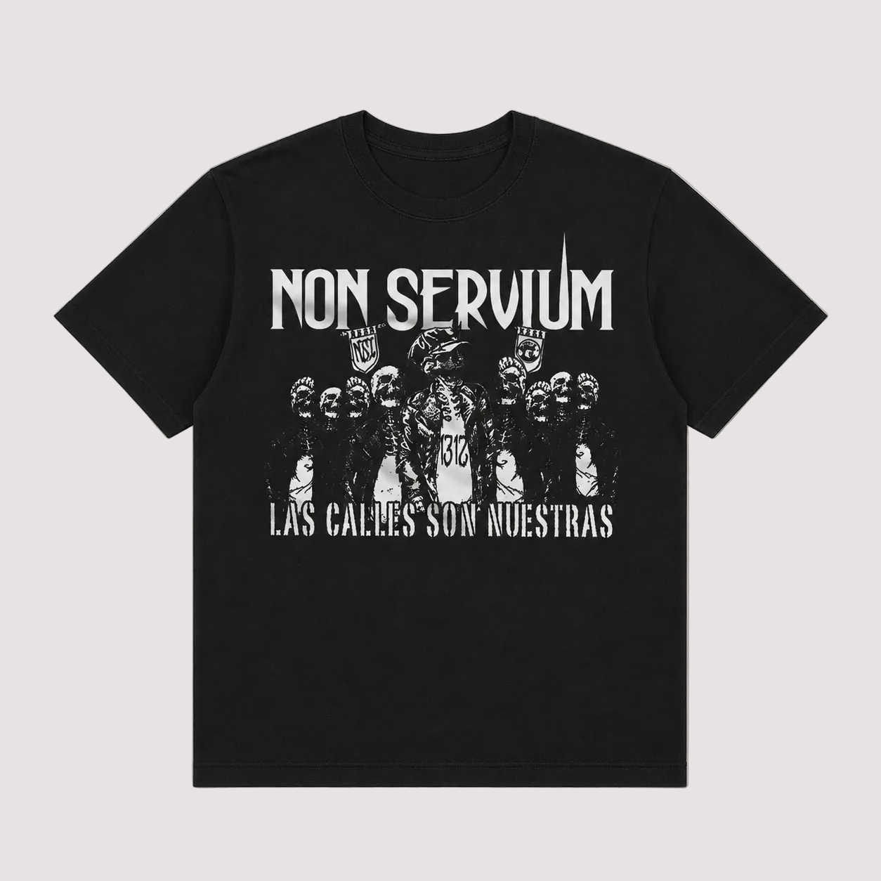 Camiseta "Las calles son nuestras" Non servium