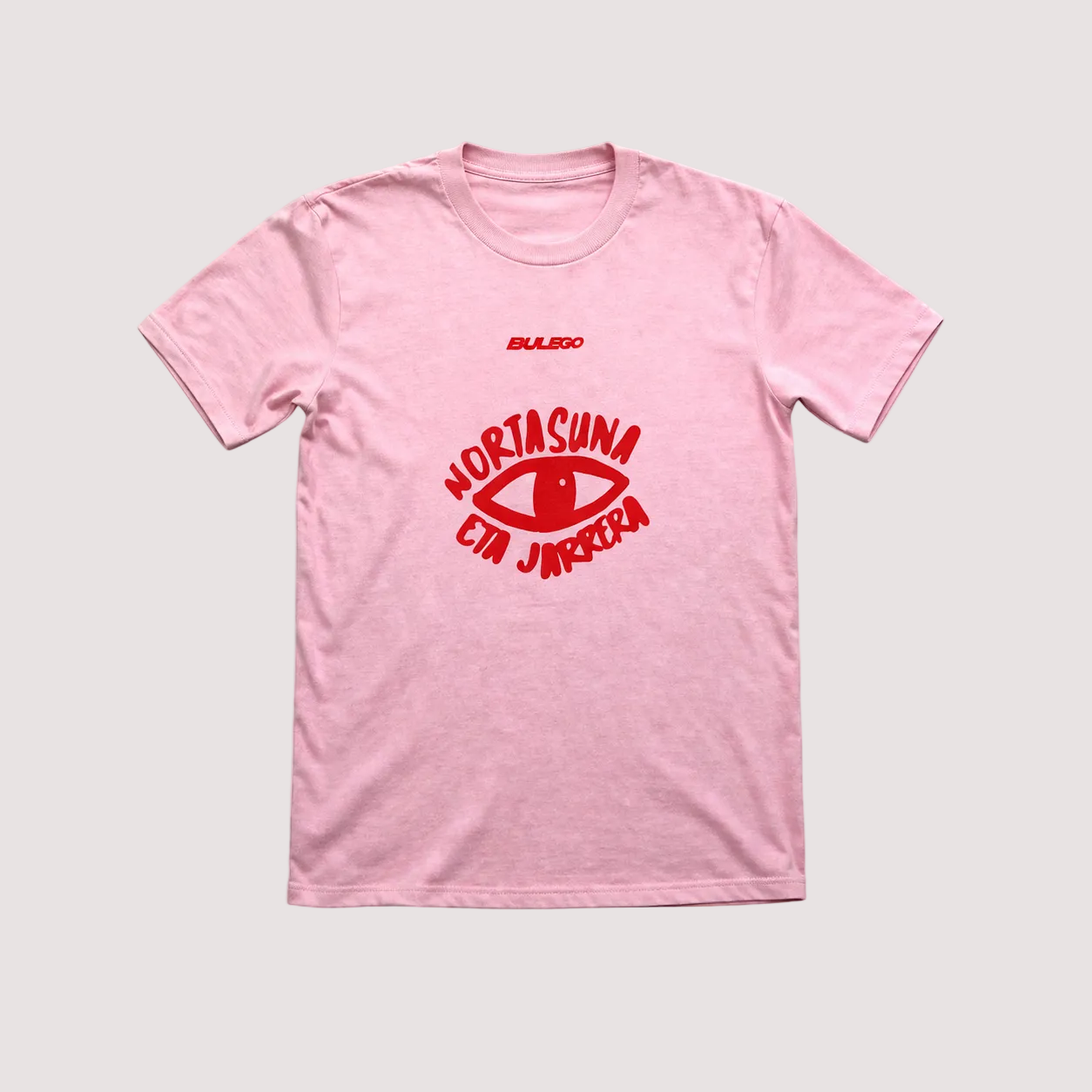 Camiseta "nortasuna eta jarrera" Bulego