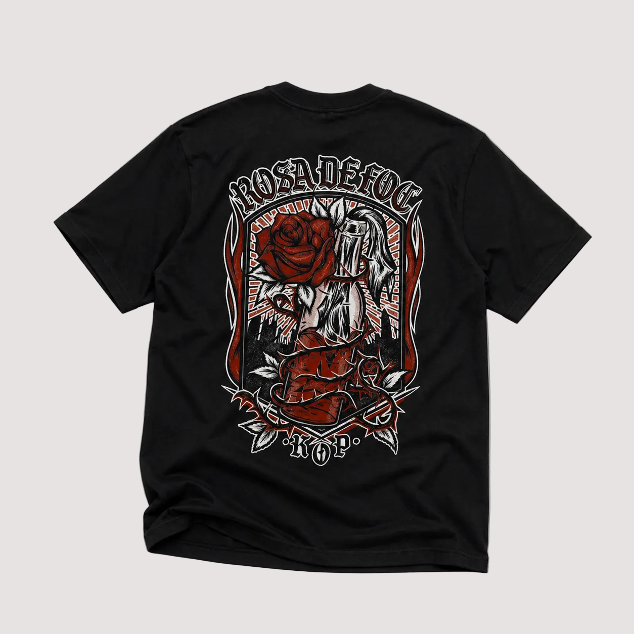 Camiseta "Rosa de foc" KOP