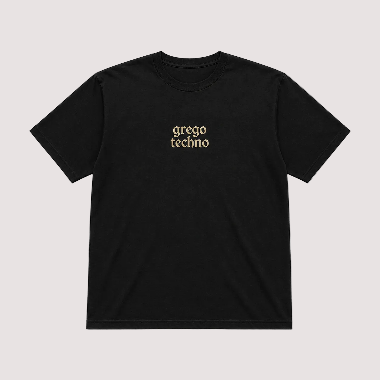 Camiseta "Black Gregotechno" Gregotechno