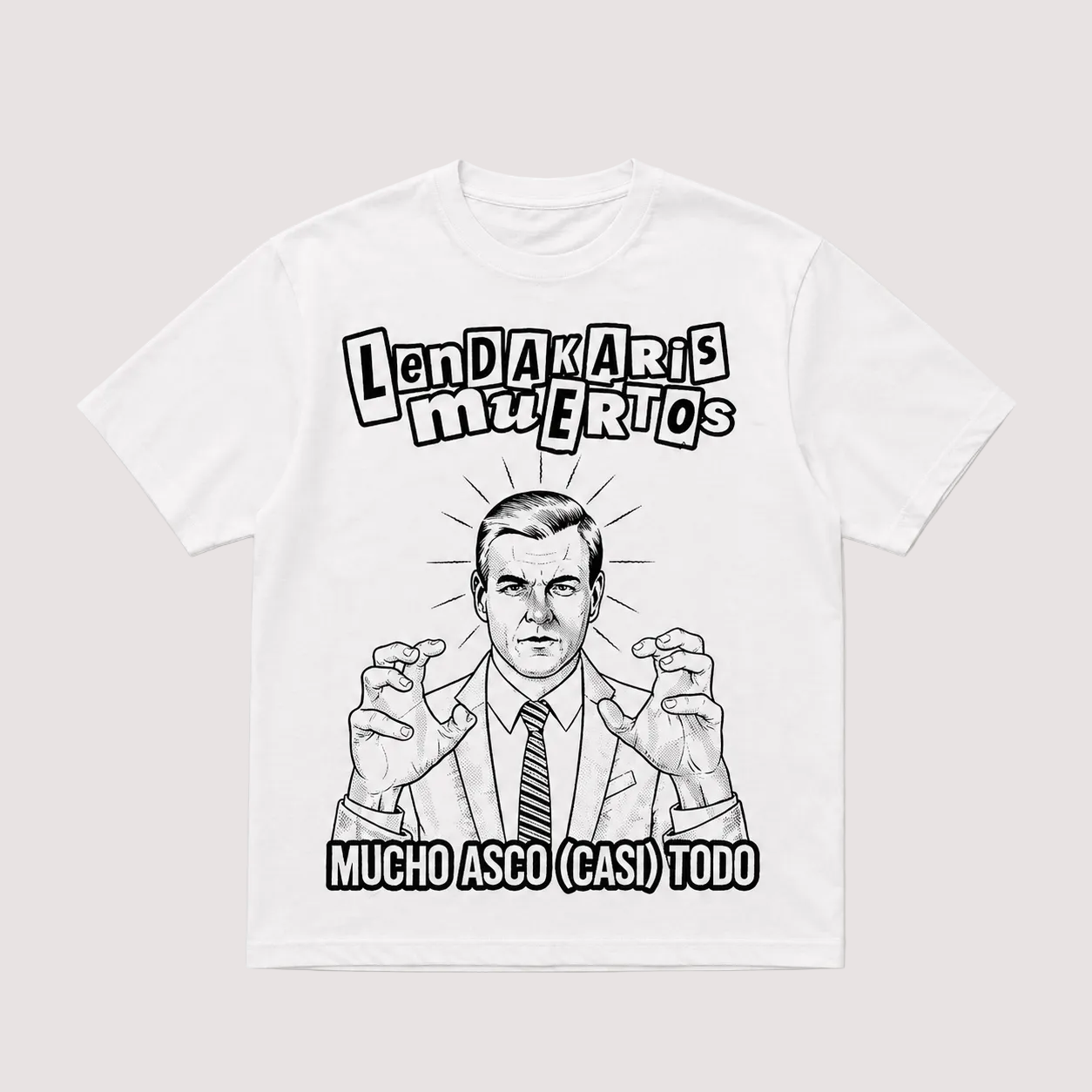 Camiseta "Mucho asco (casi) todo" Lendakaris Muertos