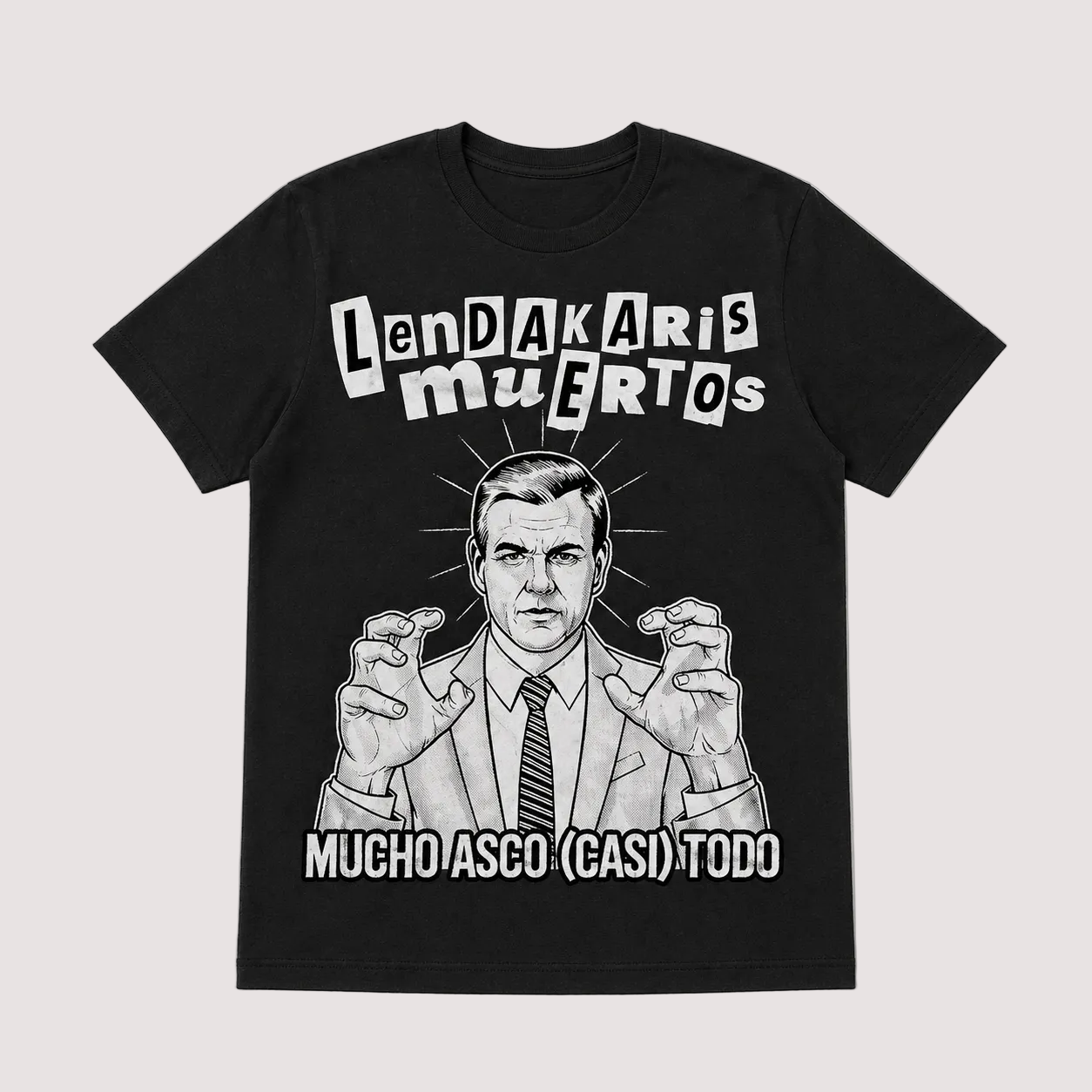 Camiseta "Mucho asco (casi) todo" Lendakaris Muertos