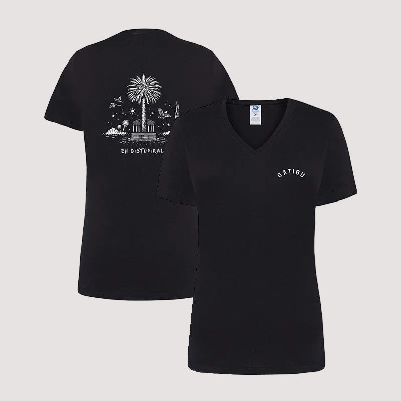 Camiseta ajustada "EH Distopikala" Gatibu