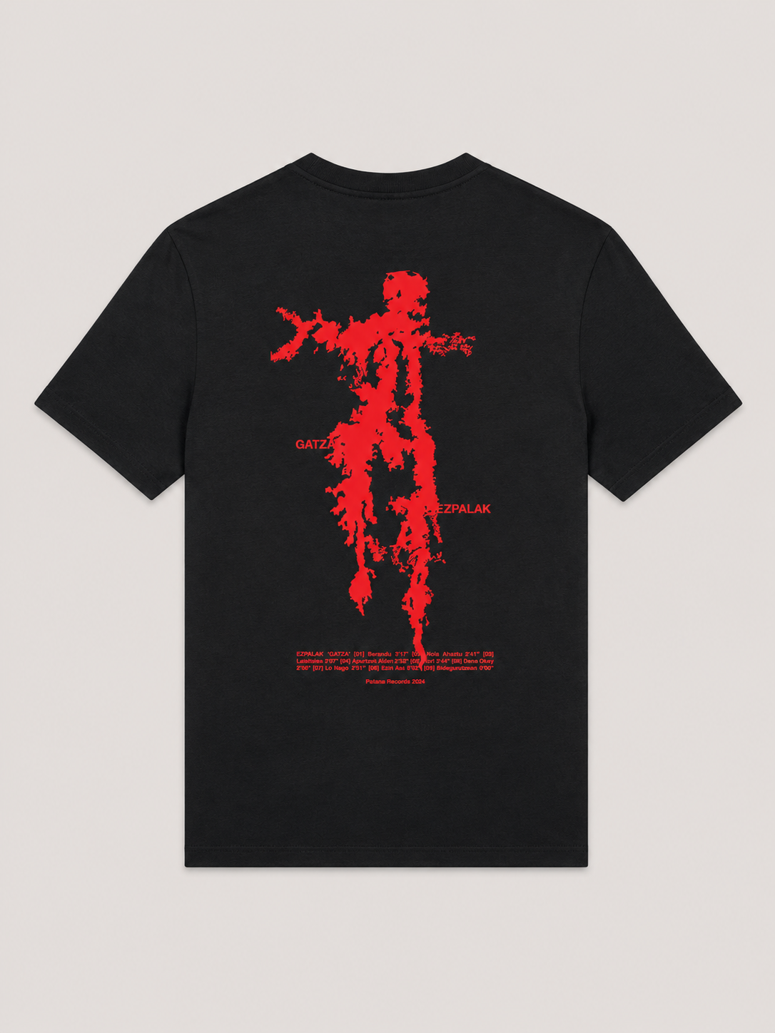Camiseta Ezpalak Negra "Gatza"