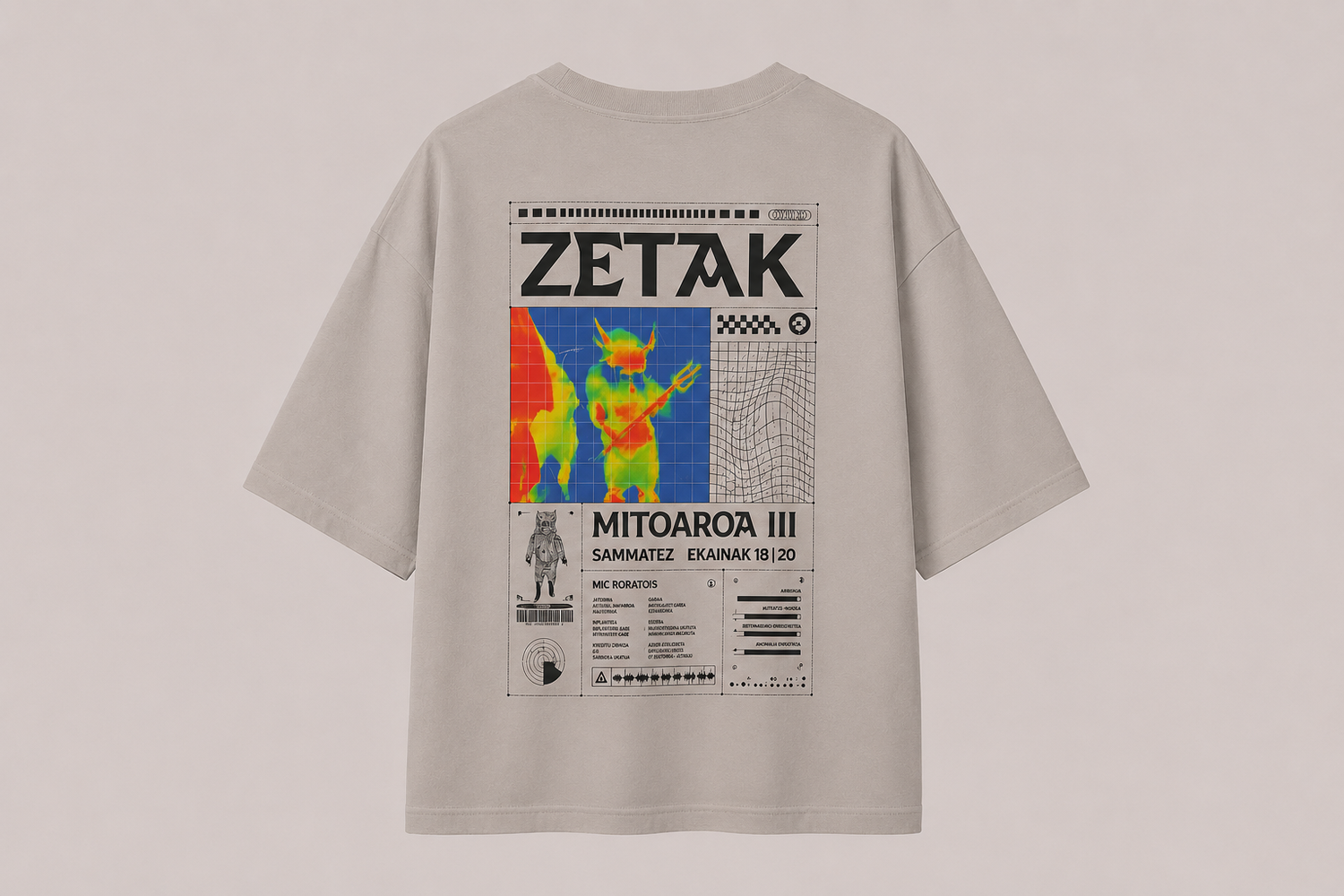 Camiseta Mitoaroa III  "Cámara térmica"