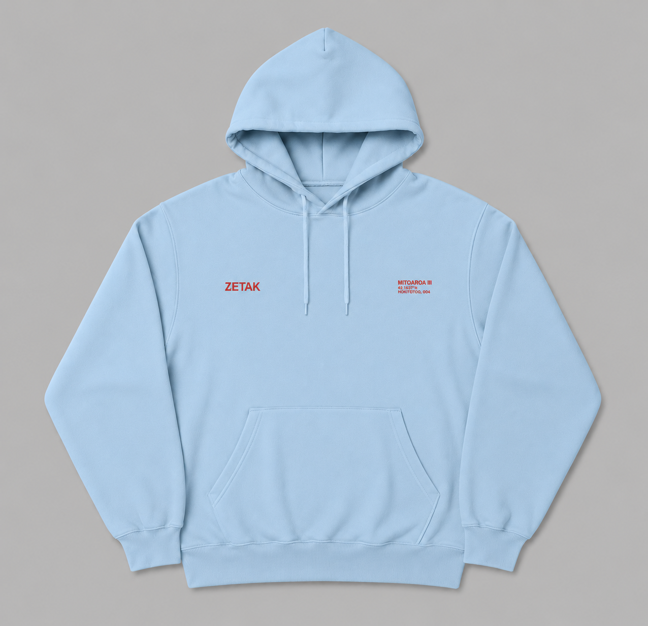 Sudadera Sugaar ASCII Azul