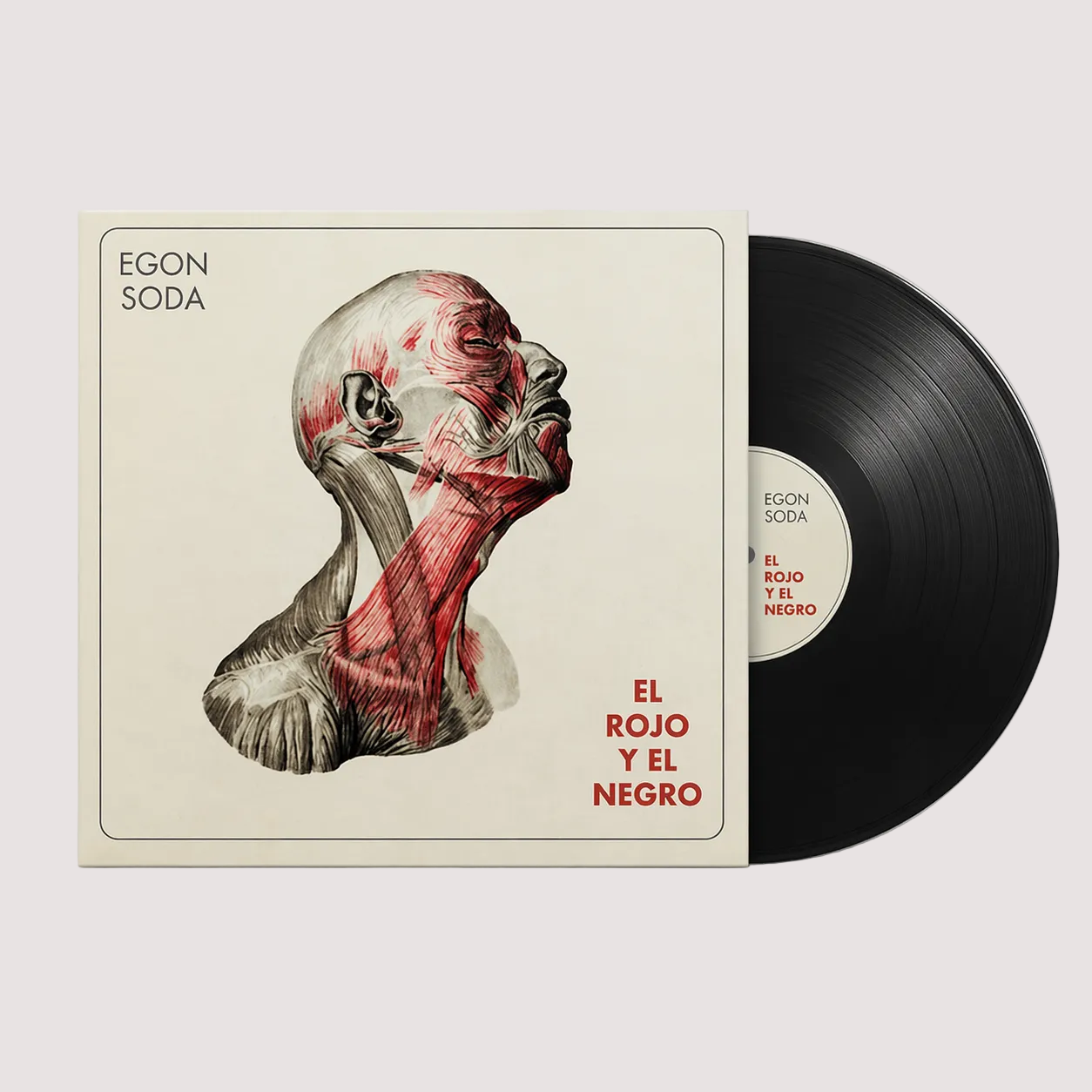 LP "El Rojo y el Negro" Egon Soda