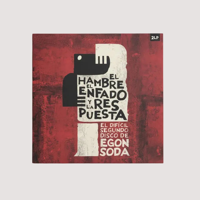 Doble LP "El Hambre el Enfado y la respuesta" Egon Soda