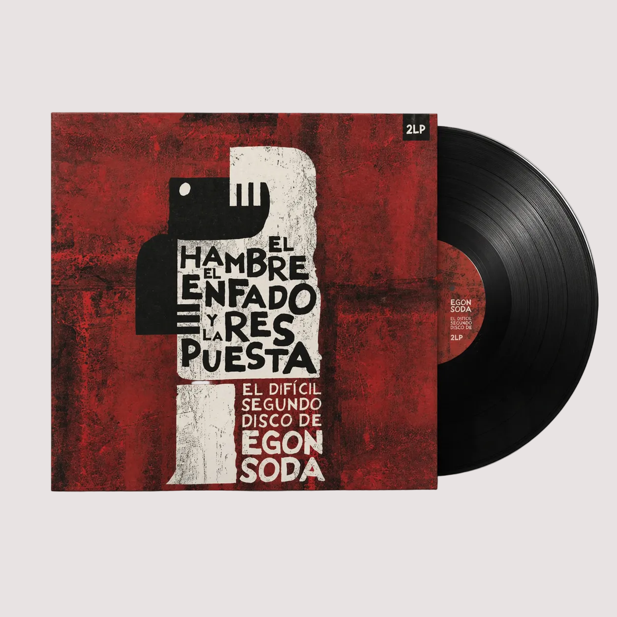 Doble LP "El Hambre el Enfado y la respuesta" Egon Soda