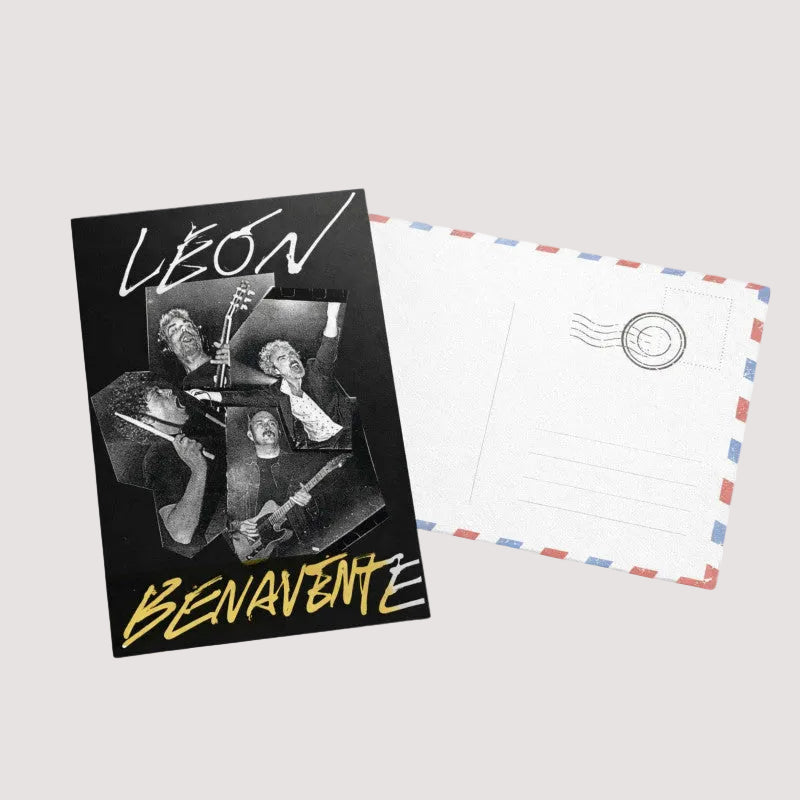 Postal "El Festín" León Benavente