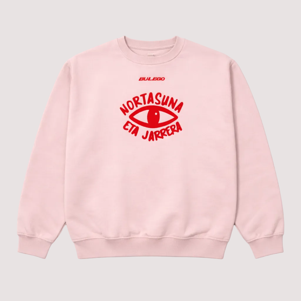 Sudadera "nortasuna eta jarrera" Bulego