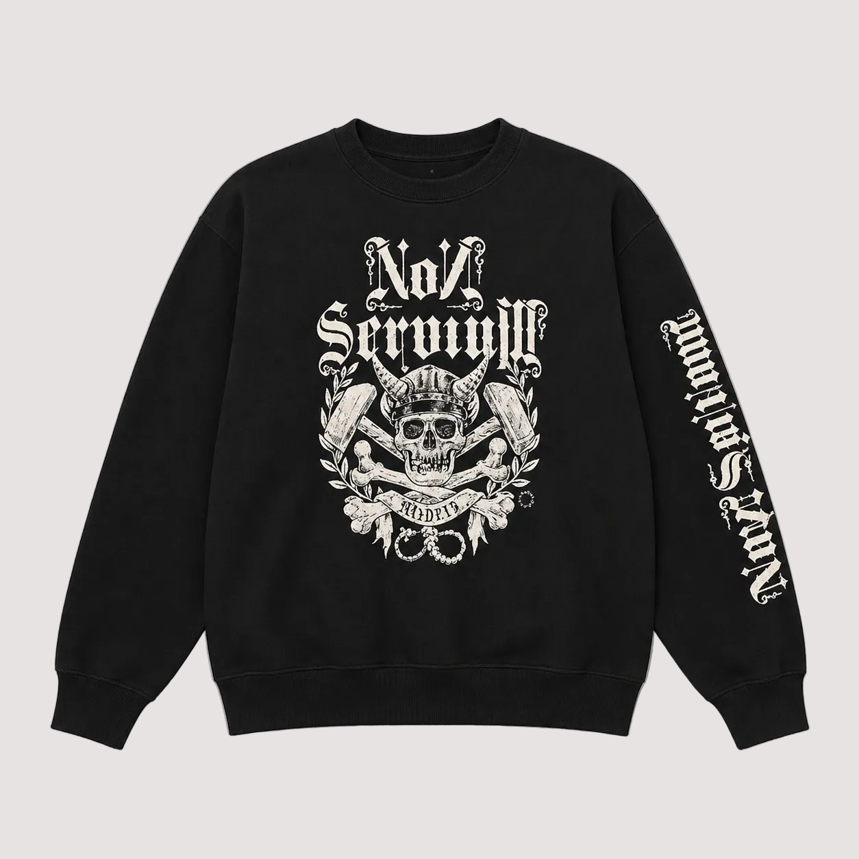 Sudadera "Calavera" Non Servium