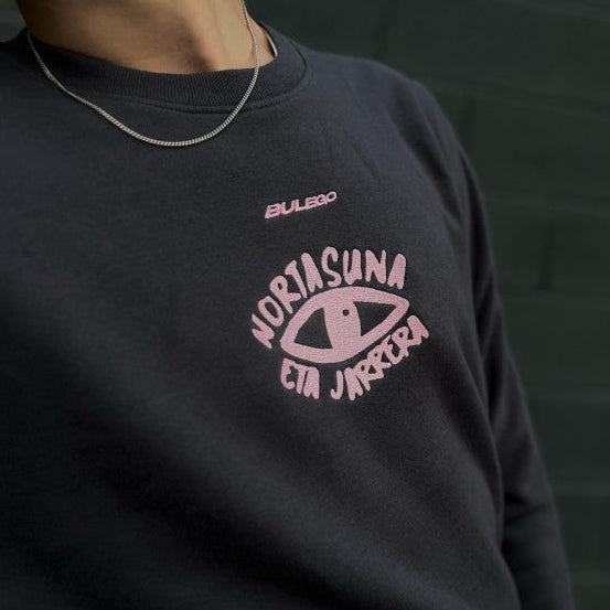 Sudadera "nortasuna eta jarrera" Bulego