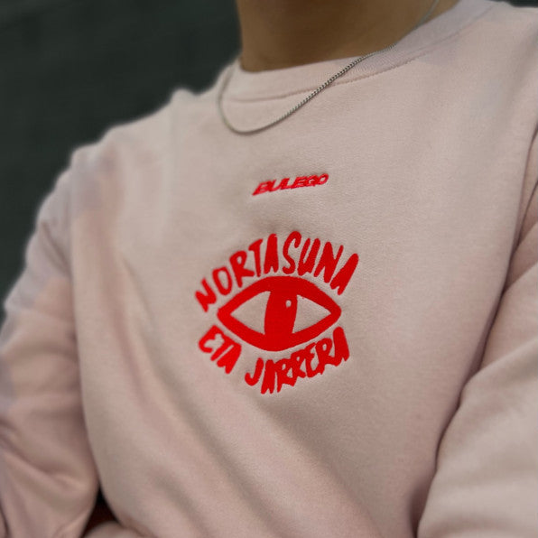 Sudadera "nortasuna eta jarrera" Bulego
