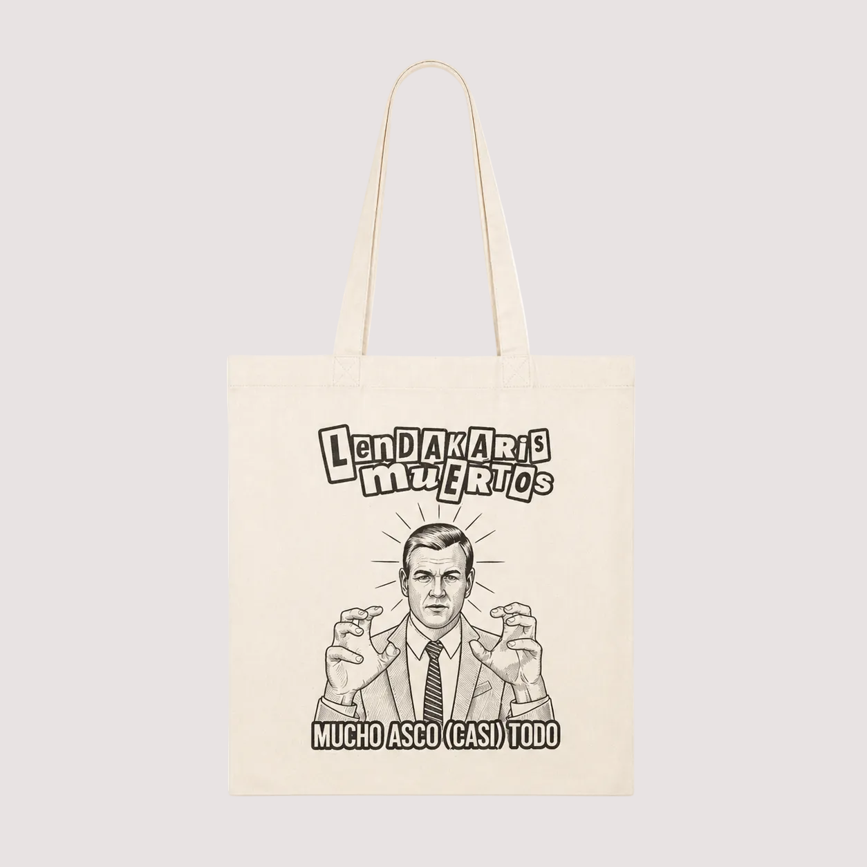 Totebag "Mucho asco (casi) todo" Lendakaris Muertos
