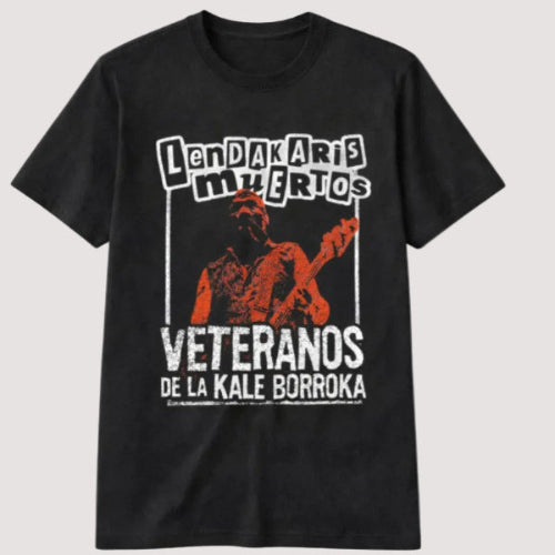 Camiseta "Veteranos" Lendakaris Muertos logo pixelado