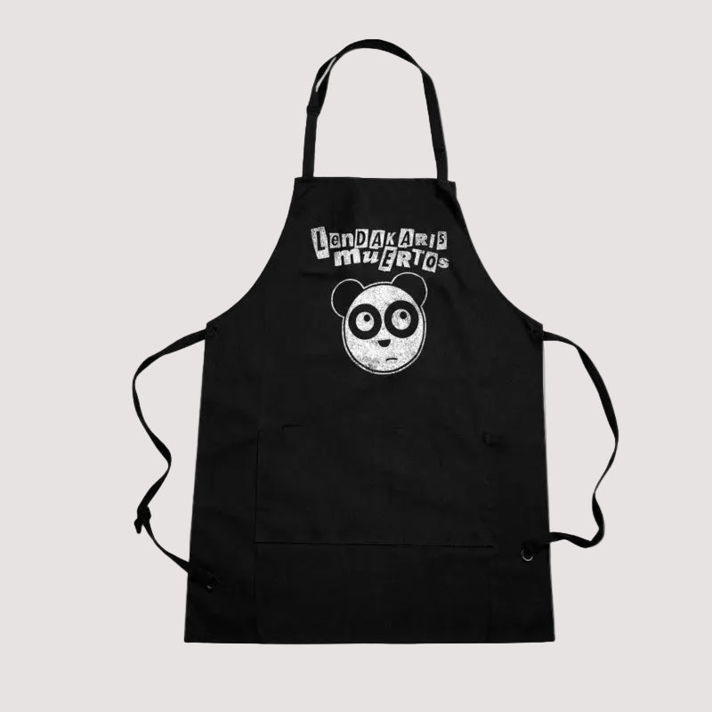 Delantal "Oso panda desgastado"