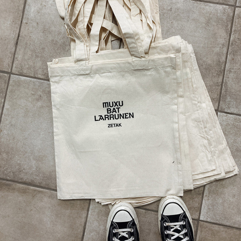 Tote bag "Muxu bat" Zetak